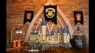 LEGO Harry Potter Hogwarts Castle 71043 Time Lapse [upl. by Einhpets551]