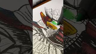 Drawing the Dilophosaurus from Jurassic ParkJurassic World Dominion [upl. by Tnecnev]