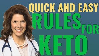 Keto Diet Explained Quick and Easy Rules of the Keto Diet [upl. by Mohn]