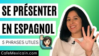 Comment se présenter en espagnol  les phrases indispensables  🙋‍♀️👋 [upl. by Jacy]