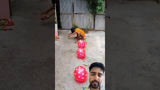 Red Balloon popping challenge asmr 15 balloon balloonpoppingchallenge funny poppingballon [upl. by Rainger]