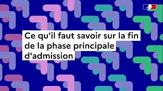 Parcoursup 2024  Ce qu’il faut savoir sur la fin de la phase d’admission principale [upl. by Bradley]