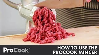 How to Use Your ProCook Mincer [upl. by Aryl757]