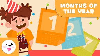 Months of the Year  Vocabulary for Kids [upl. by Zollie290]