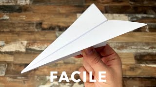 Comment faire un Avion en papier Facile  Planeur ✈️ [upl. by Miof Mela]