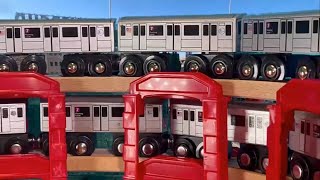 Munipals MTA R160 W Train amp R62 7 Train At Queensboro Plaza  Subway Mini Clip Trainman6000 [upl. by Guglielmo648]