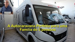 Autocaravana INTEGRAL Dethleffs trend I7057 DBM  Modelo de 2021 [upl. by Yeleak]