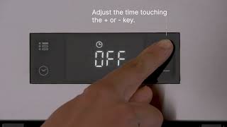 Tutorial  How to set the clock  Touch control panel of Electric Ovens [upl. by Nnaycart]