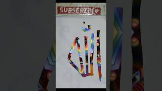 Best calligraphy of Allah swtallah art trending shorts video [upl. by Vlada]