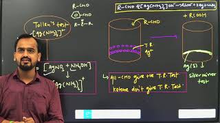 Test For Aldehyde and Ketones  12th  Chemistry By Durgesh Sir [upl. by Runkel]