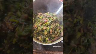 Waterleaf Vegetable soup nigerianfood nigerianfoody shorts short eforiro [upl. by Nyllij]