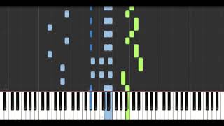 kalinka Piano Tutorial Synthesia [upl. by Teodoor]