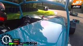 On board of our JUBU Caterham 420R at SMRC in Anneau du Rhin  insane overtaking [upl. by Casper504]