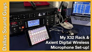 My X32 Rack amp Axient Digital Wireless Microphone Setup [upl. by Aita]