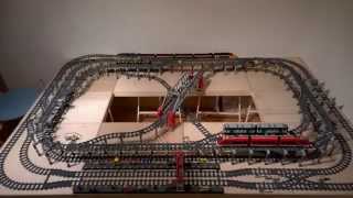 Ultimate compact LEGO train layout [upl. by Hunfredo]