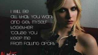 I Will Be  Avril Lavigne lyrics [upl. by Fin983]