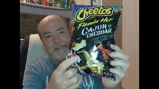 Cheetos Flaming Hot Cajun Cheddar  Snack Time [upl. by Niboc]