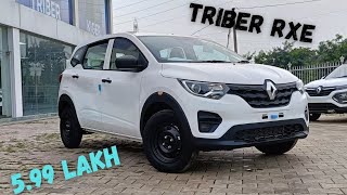 Renault Triber का Base Model RXE  2024 Triber RXE  Full Detailed Review ❤️ [upl. by Lanuk]