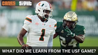 The BIGGEST Takeaways From The Miami Hurricanes vs USF Game [upl. by Julissa]