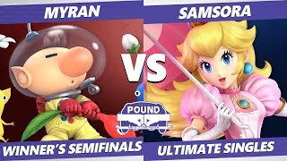 Pound 2019 SSBU  Armada Myran Olimar VS eU Samsora Peach Smash Ultimate Winners Semifinals [upl. by Ludwig]