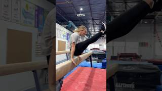 OLYMPIC GYMNAST THEN VS NOW teamgymnast gymnast beam olympicgymnast samanthapeszek [upl. by Deadman]