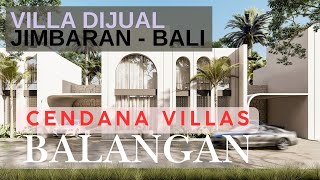 Cendana Villas Balangan Dijual Villa di Balangan Jimbaran Bali Style Luxury Mediteranian [upl. by Dasie]