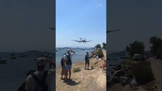 New Lowest Landing at Skiathos LowLanding [upl. by Connelly180]