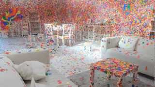 Yayoi Kusamas Obliteration Room  TateShots [upl. by Lada]