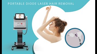 diode laser hair removal machine808nm hair removalprotable hair removal machine [upl. by Rattray]