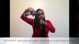 3 METHODS TO RETAIN MOISTURE IN LOCS [upl. by Gehlbach100]