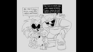 Daddys Best Friend FNFSonicEXEMario 85 Comic Dub [upl. by Harilda351]