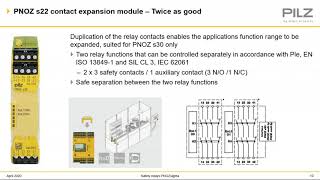 PNOZ Sigma Safety Relay Training [upl. by Eedissac]