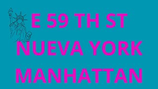 59TH STREET MANHATTAN NUEVA YORK TURISMO [upl. by Etnoled]