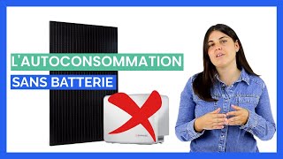 LAutoconsommation Solaire Sans Batterie  Cest Rentable  panneausolaire [upl. by Arral]