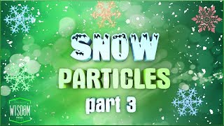 ❄️ 10 Snow Particles Overlay Pack 3  Christmas  Realistic  Snowfall  Winter  Falling [upl. by Katuscha942]