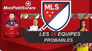 Sorare  Les 28 compos probables en MLS 2022 [upl. by Euqnimod]