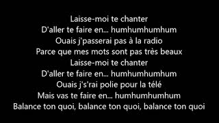 Angèle  balance ton quoi LYRICS [upl. by Mignonne]