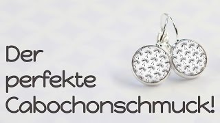 Das perfekte Cabochon  Cabochonschmuck selber machen  Schmuck DIY Anleitung [upl. by Akelam]