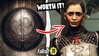 Fallout 76  What Happens if You Side With Paladin Rahmani in the End Steel Reign DLC Ending [upl. by Denys]