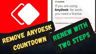 Remove AnyDesk Countdown  AnyDesk License Warning Reset  Anydesk Renew with two steps itkoustav [upl. by Ashlee]