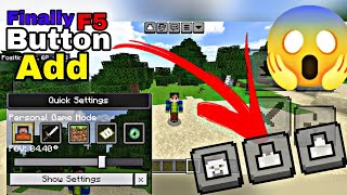 finally F5 button addon is here  c zoom  for Minecraft PE  Mayank Foy [upl. by Idnahc515]