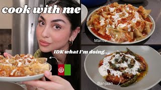 Cook with Me│Cooking Afghan Food for the First Time [upl. by Hcirdeirf544]