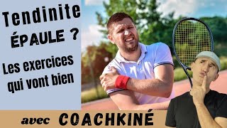 Tendinites dEPAULE exos et explications avec Coachkiné tendinite épaule shoulderpain kiné [upl. by Aserret564]