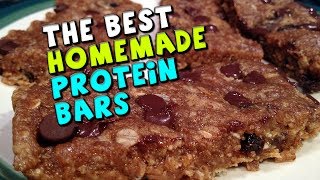 The Best Homemade Protein Bars  No Bake amp Cheap [upl. by Alleb]