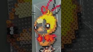 255 Shiny Torchic  Pokémon Perler Bead Timelapse [upl. by Grover]