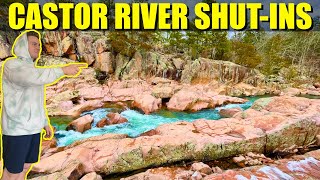 Exploring Castor River ShutIns  Pink Granite Rocks [upl. by Airrotal]