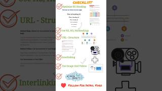 On page SEO Checklist  seo onpageseo digitalmarketing [upl. by Sum]