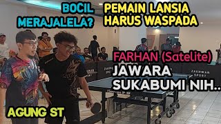 Full of Ceco Ceco😵🏓 Agung ST vs Farhan Satelite Singgih Cup 49 [upl. by Haseefan]