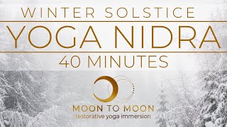 Winter Solstice Yoga Nidra  Day One [upl. by Ahsiliw]