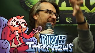 Blizzcon 2015  WoW Lore Interview with Dave Kosak [upl. by Gill941]